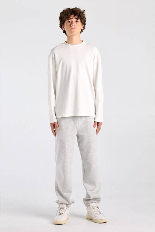America Today rechtvallende longsleeve offwhite Ecru Jongens Katoen Ronde hals - Foto 2
