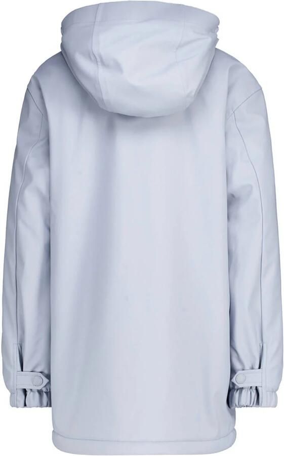 America Today regenjas babyblauw Meisjes Polyester Capuchon Effen 122 128