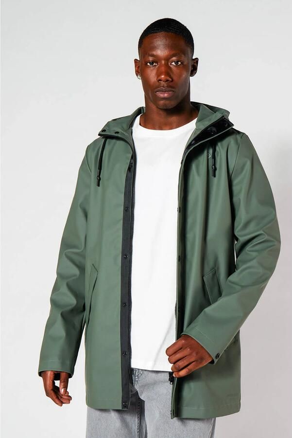 America Today regenjas Jace van polyester groen - Foto 3