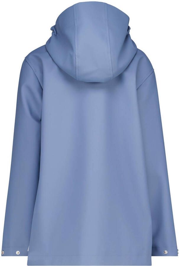 America Today regenjas blauw Meisjes Polyester Capuchon Effen 158 164