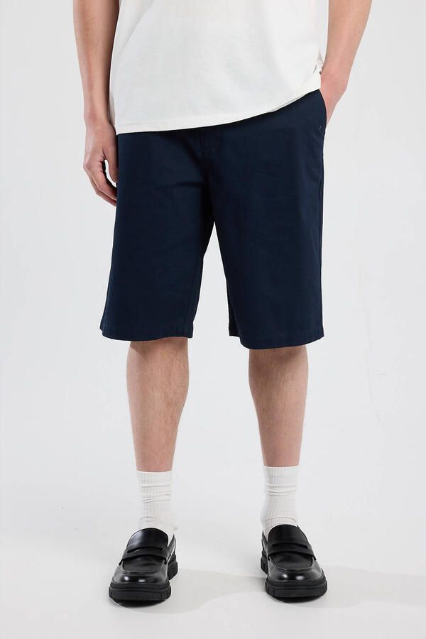 America Today regular bermuda short donkerblauw