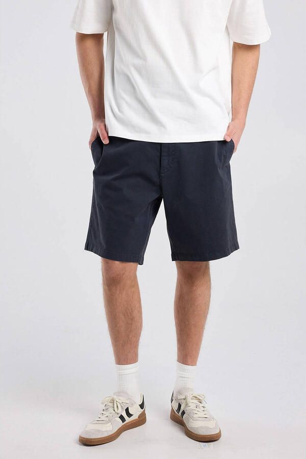 America Today regular chino short donkerblauw