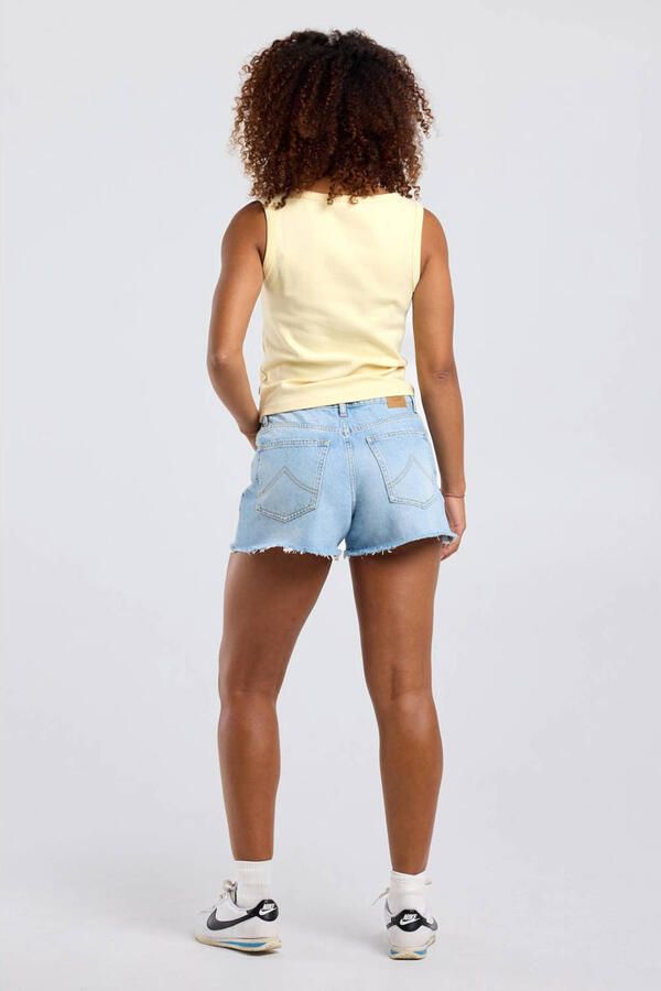 America Today regular fit denim short lichtblauw - Foto 3