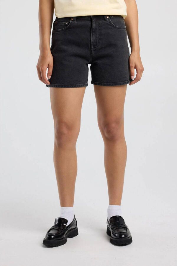 America Today regular fit denim short zwart