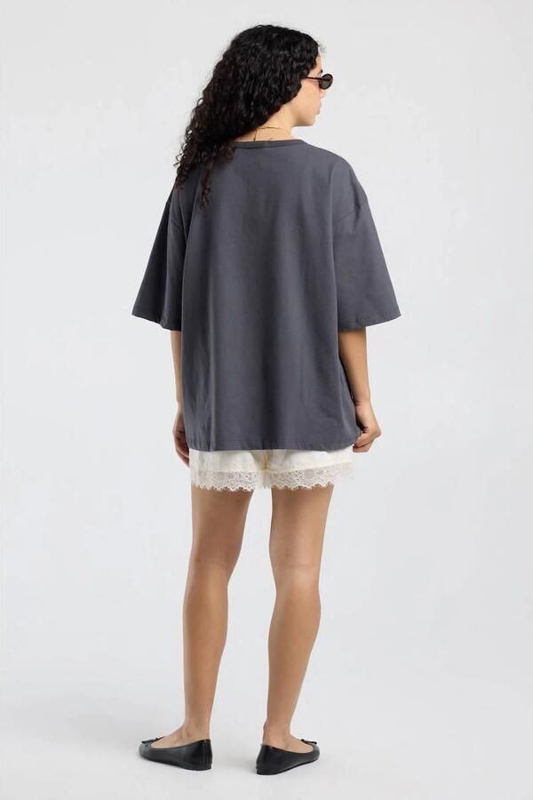 America Today regular fit korte broek ecru - Foto 3