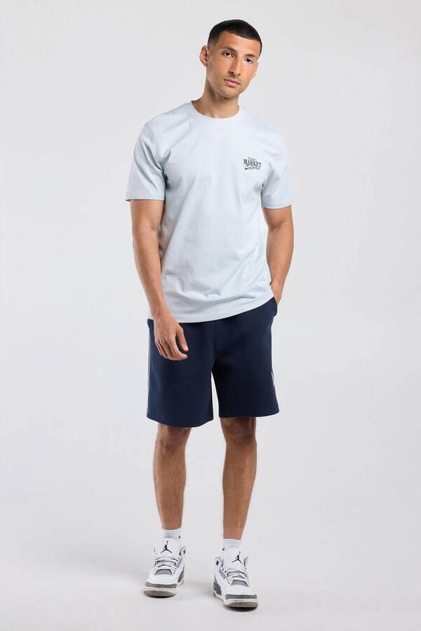 America Today regular fit T-shirt met backprint blauw - Foto 2
