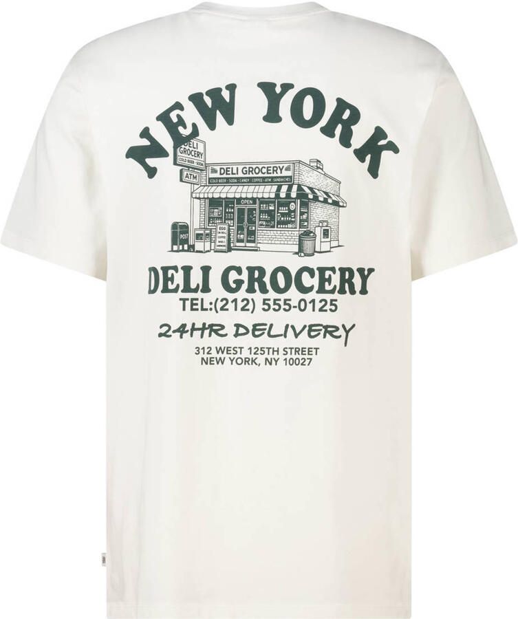 America Today regular fit T-shirt met backprint ecru - Foto 2