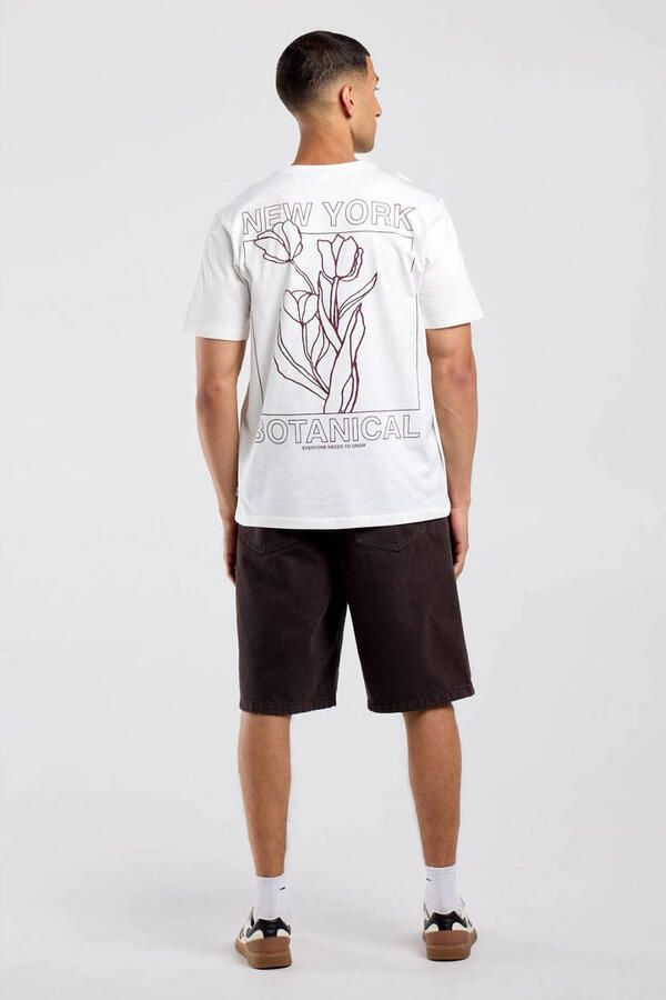 America Today regular fit T-shirt met backprint wit - Foto 2