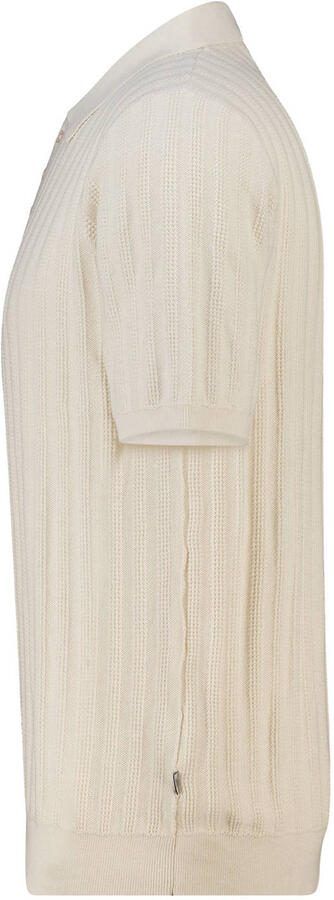America Today regular polo gebreid wit - Foto 3