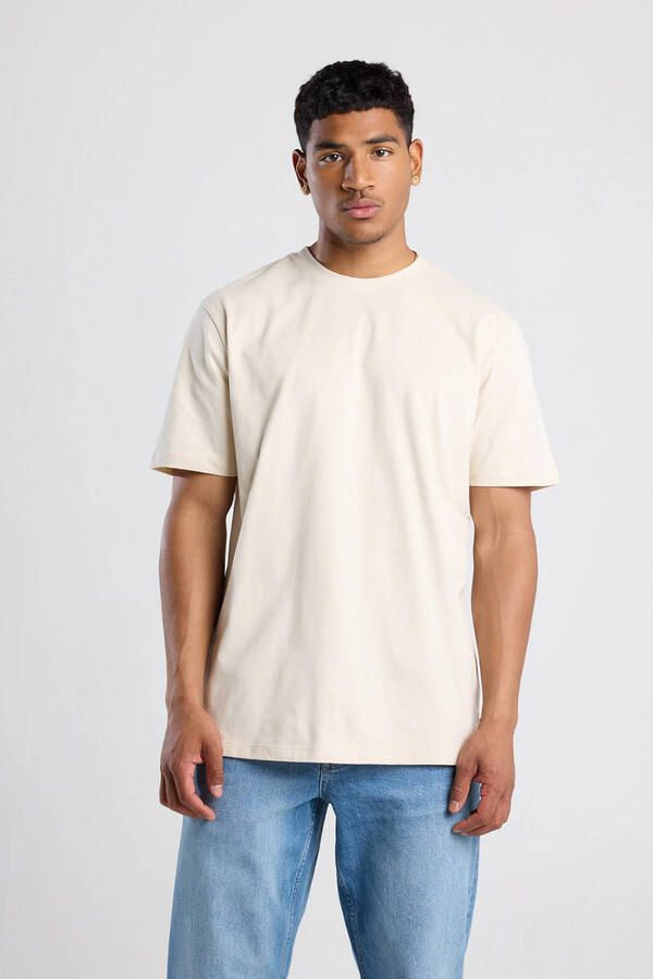 America Today regular T-shirt beige
