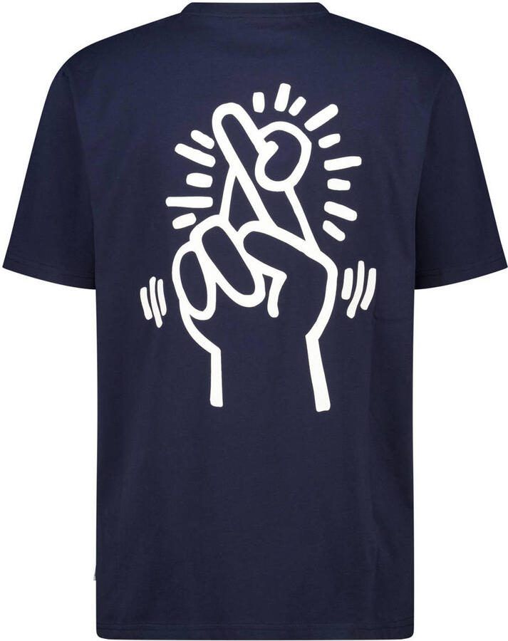 America Today regular T-shirt blauw - Foto 2