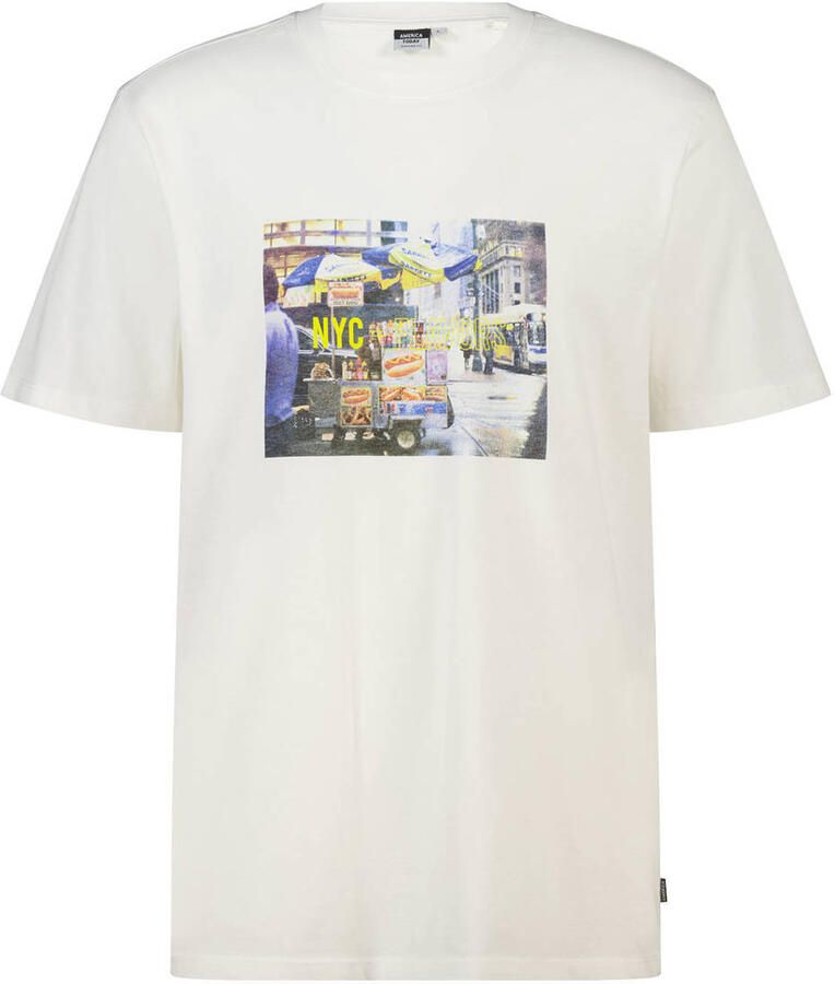 America Today regular T-shirt ecru - Foto 2