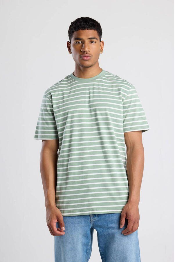 America Today regular T-shirt groen