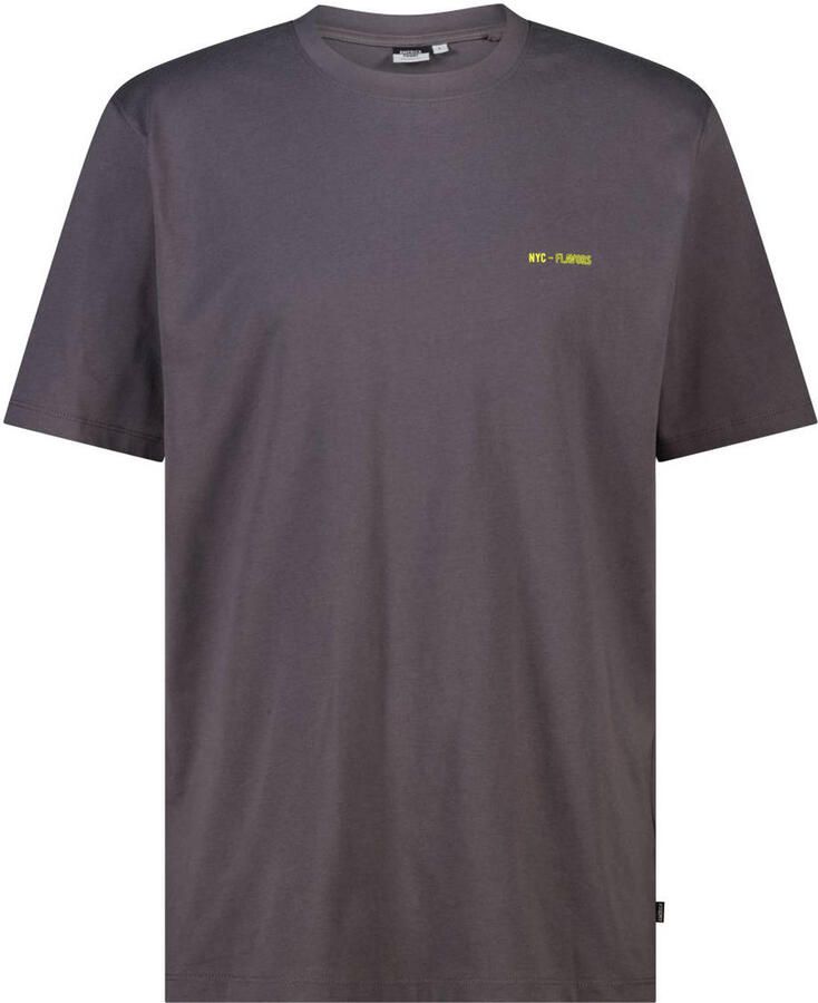 America Today regular T-shirt met backprint grijs - Foto 2
