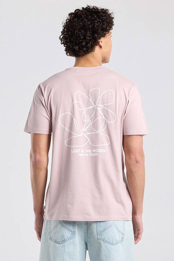 America Today regular T-shirt met backprint roze - Foto 2