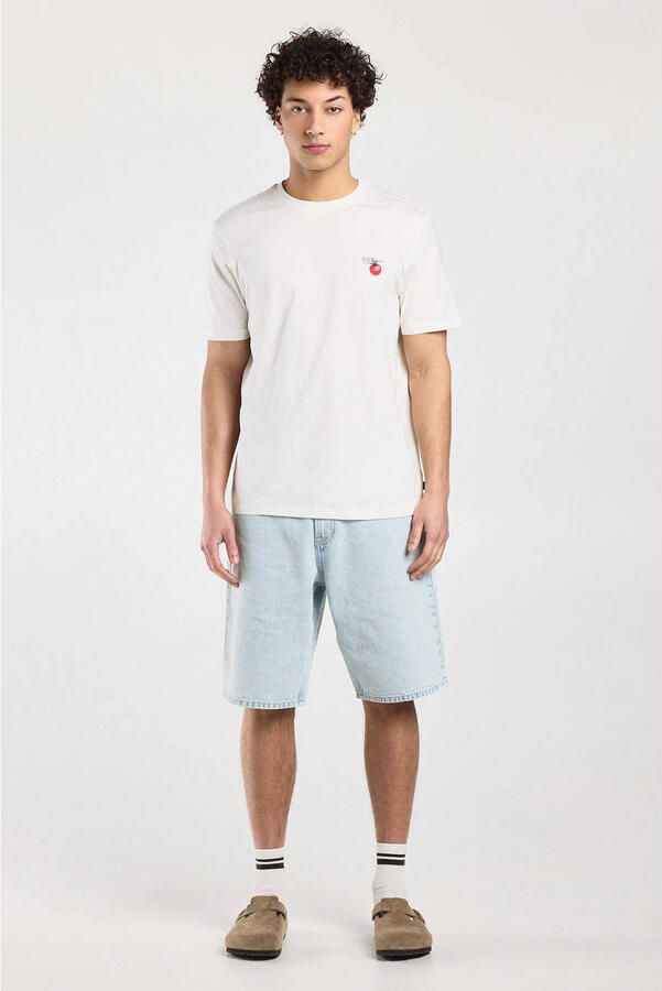 America Today regular T-shirt met backprint wit - Foto 3