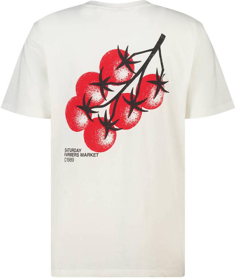 America Today regular T-shirt met backprint wit - Foto 2