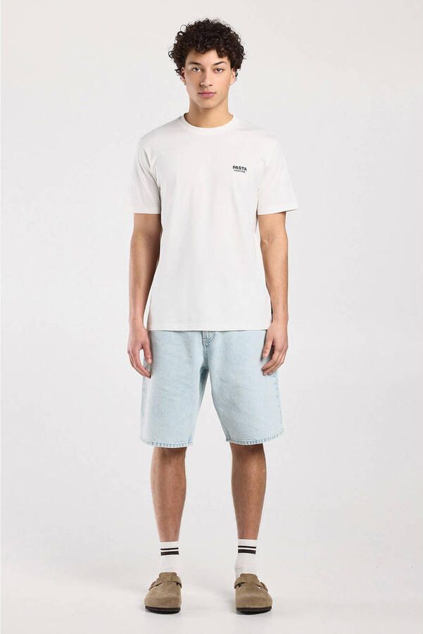 America Today regular T-shirt met backprint wit - Foto 2