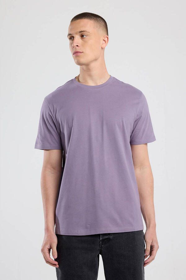 America Today regular T-shirt paars