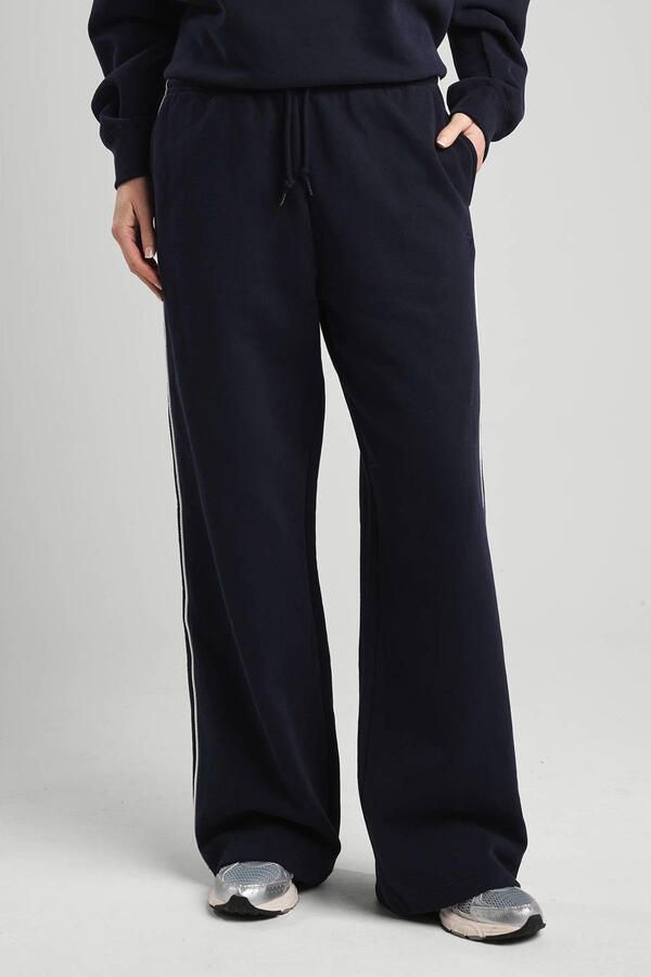 America Today regular waist casual broek donkerblauw - Foto 3