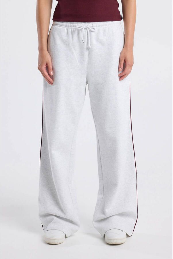 America Today regular waist casual broek grijs - Foto 3