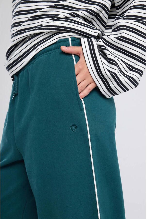 America Today regular waist casual broek petrol - Foto 2