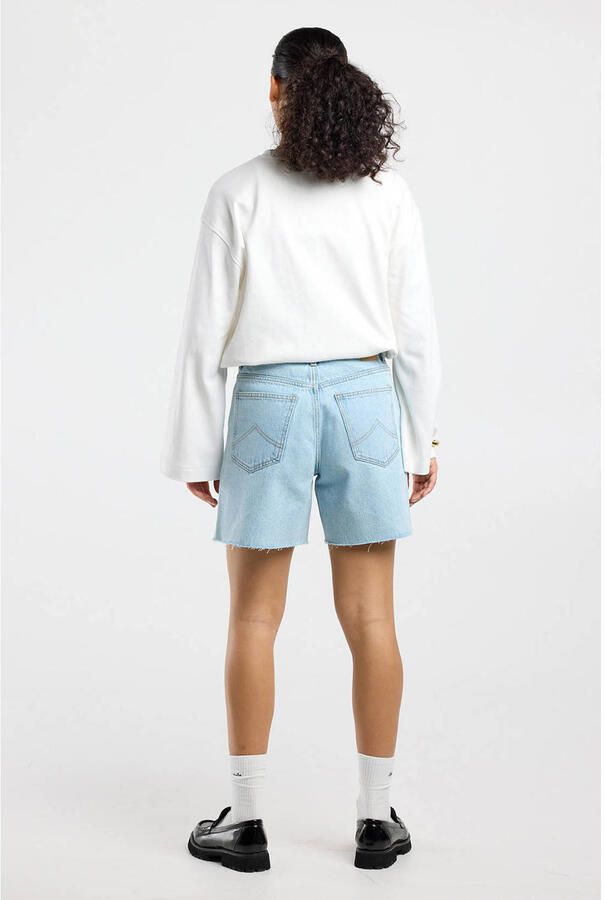 America Today regular waist short light blue denim - Foto 2