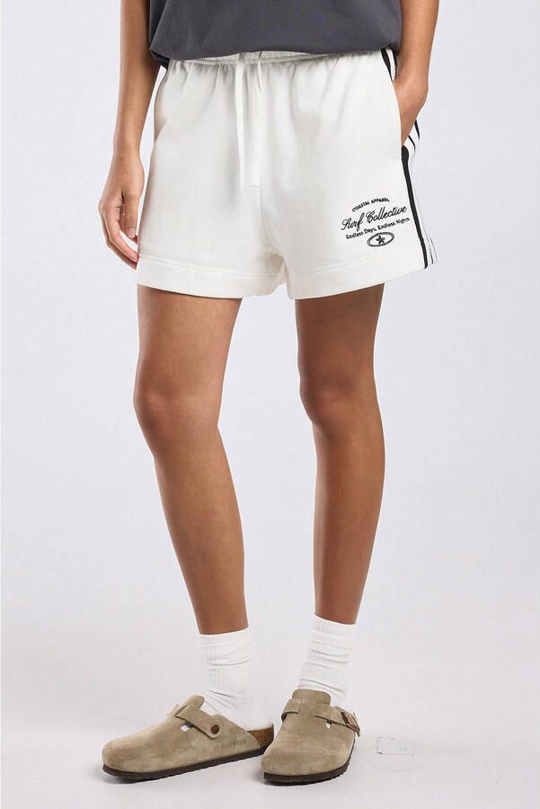 America Today regular waist sweatshort ecru