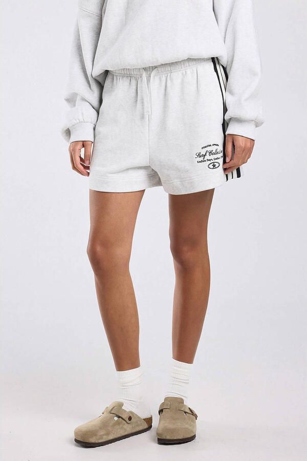 America Today regular waist sweatshort lichtgrijs