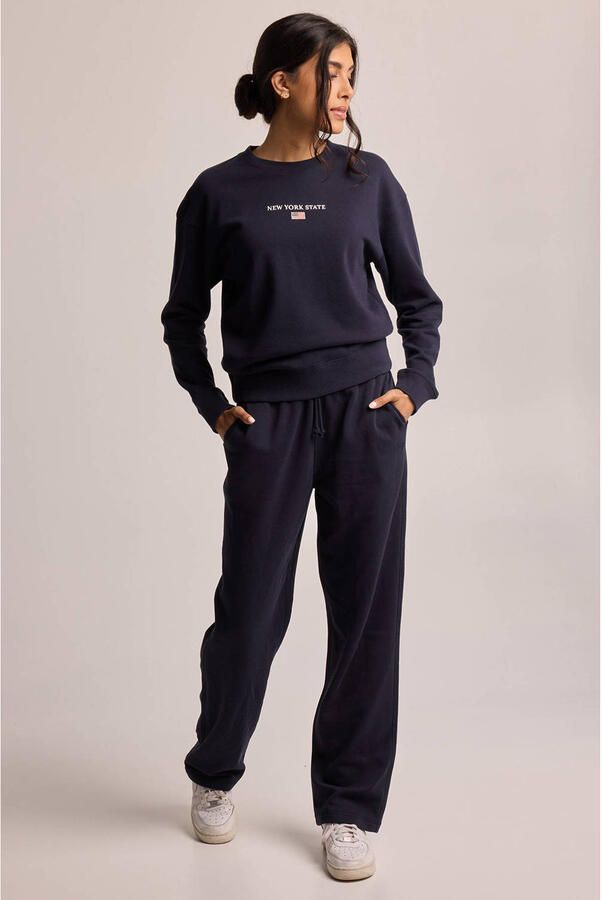 America Today relaxed broek marine