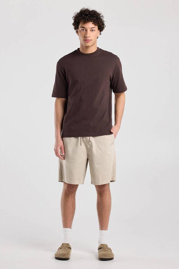 America Today relaxed fit casual short beige - Foto 2