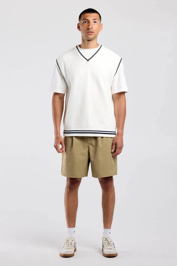 America Today relaxed fit casual short camel - Foto 2