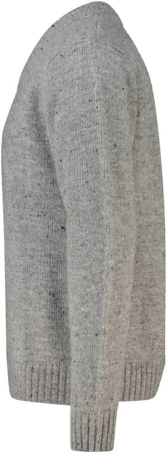 America Today relaxed fit gebreide trui met wol mid grey - Foto 2