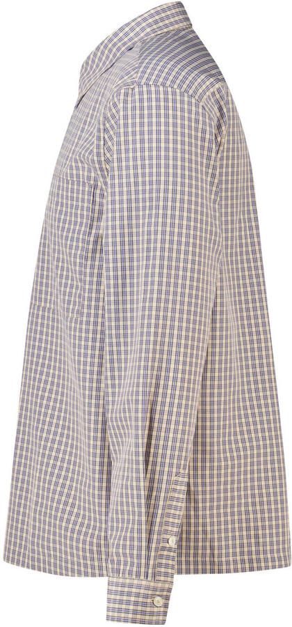 America Today relaxed fit geruit overhemd wit blauw - Foto 3
