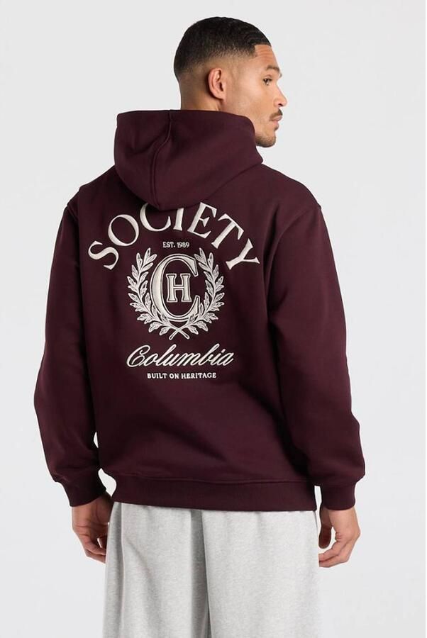 America Today relaxed fit hoodie met backprint rood - Foto 2