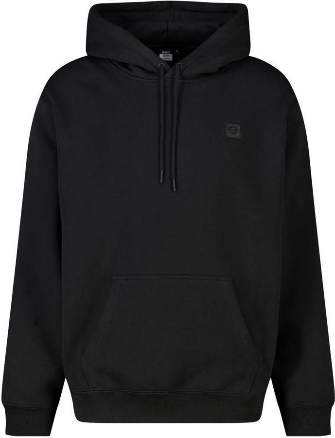 America Today relaxed fit hoodie zwart