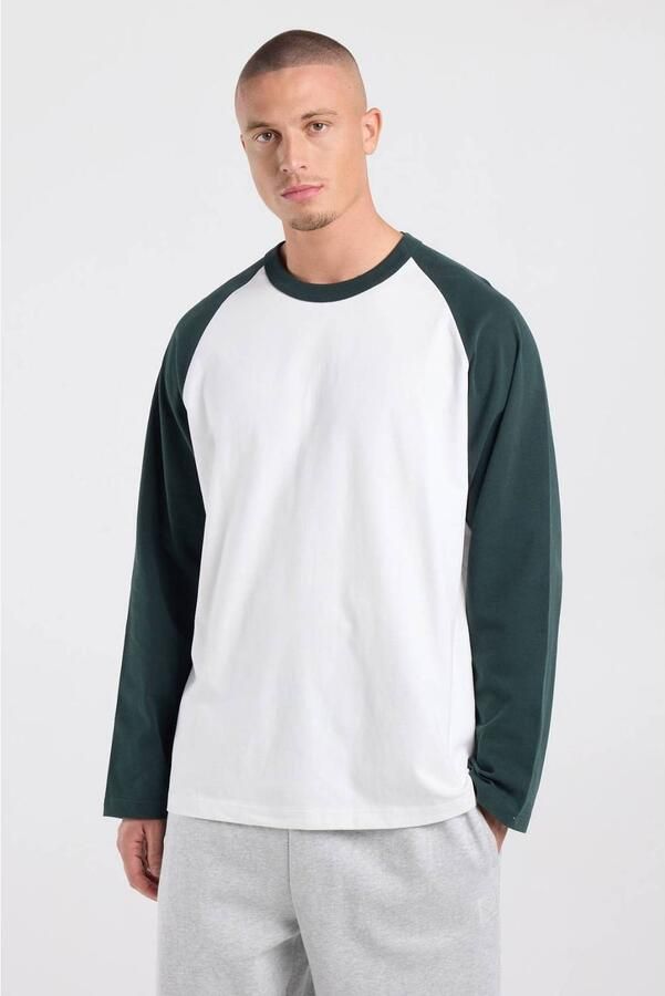America Today relaxed fit longsleeve dark green