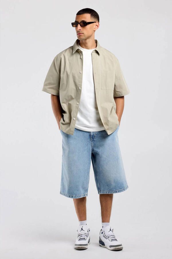 America Today relaxed fit overhemd cement - Foto 3