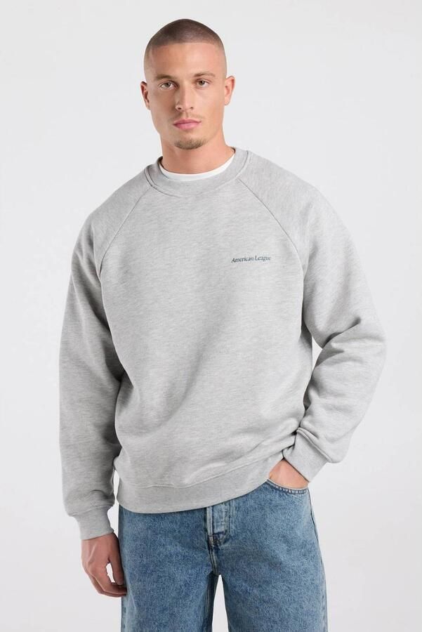 America Today relaxed fit sweater light grey