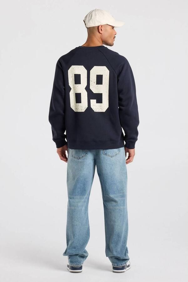 America Today relaxed fit sweater met backprint donkerblauw - Foto 2