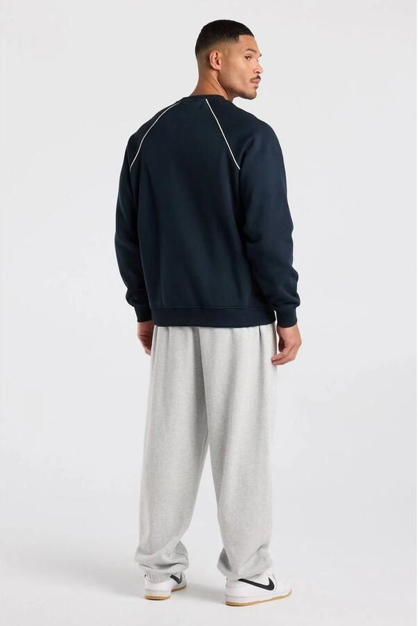 America Today relaxed fit sweater met patches donkerblauw - Foto 2