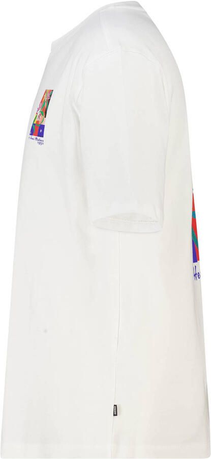 America Today relaxed fit T-shirt met backprint ecru - Foto 3