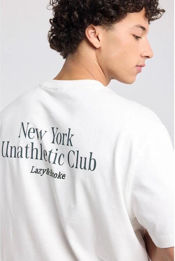 America Today relaxed fit T-shirt met backprint ecru - Foto 2