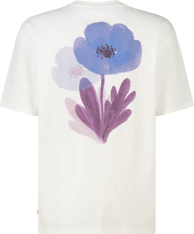 America Today relaxed fit T-shirt met backprint wit - Foto 2