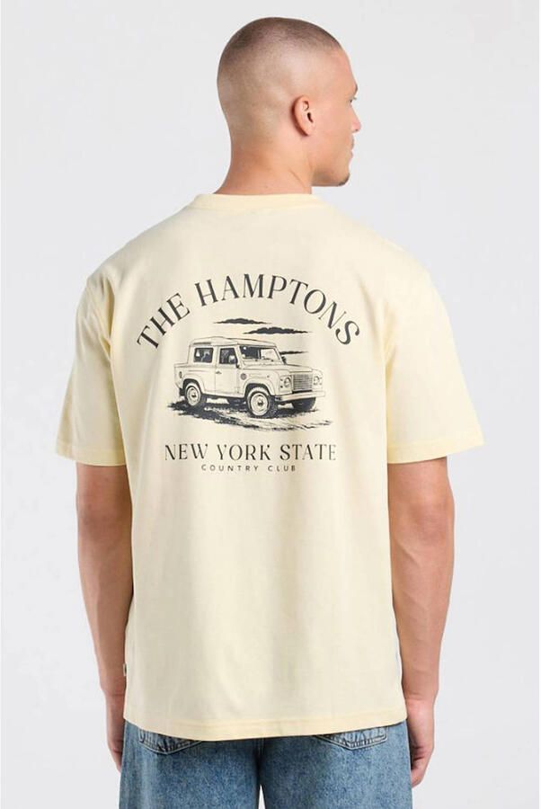 America Today relaxed fit T-shirt met backprint vanilla - Foto 3