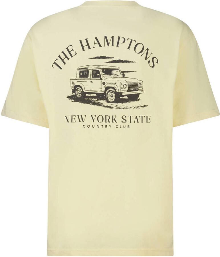America Today relaxed fit T-shirt met backprint vanilla - Foto 2