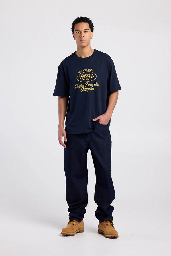 America Today relaxed T-shirt blauw - Foto 2