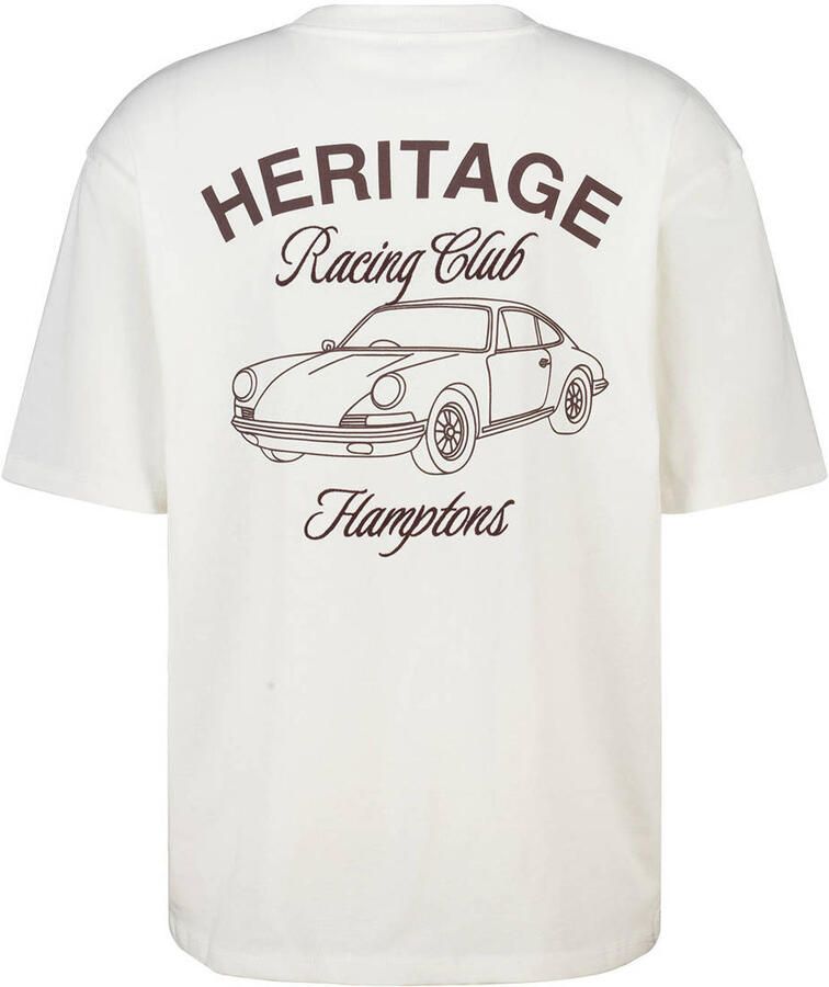 America Today relaxed T-shirt met backprint ecru - Foto 2