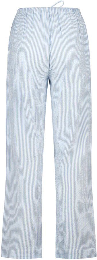 America Today seersucker pyjamabroek Loyce blauw wit - Foto 2