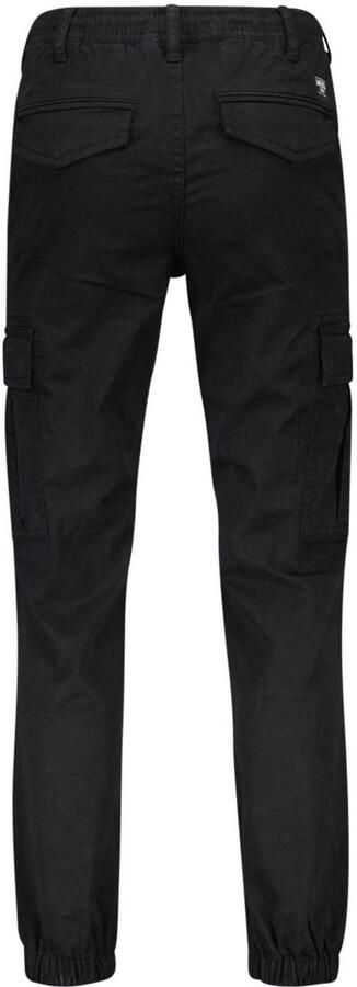 America Today slim fit cargobroek Pharrel JR zwart Jongens Stretchkatoen 170 176